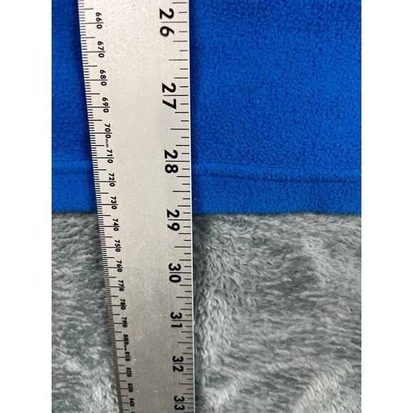 Patagonia Men's XL Blue 1/4 Zip Fleece Pullover NBC Sports Logo Synchilla - Picture 10 of 11